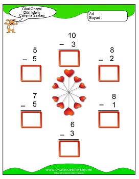 İşlemler yaprak test